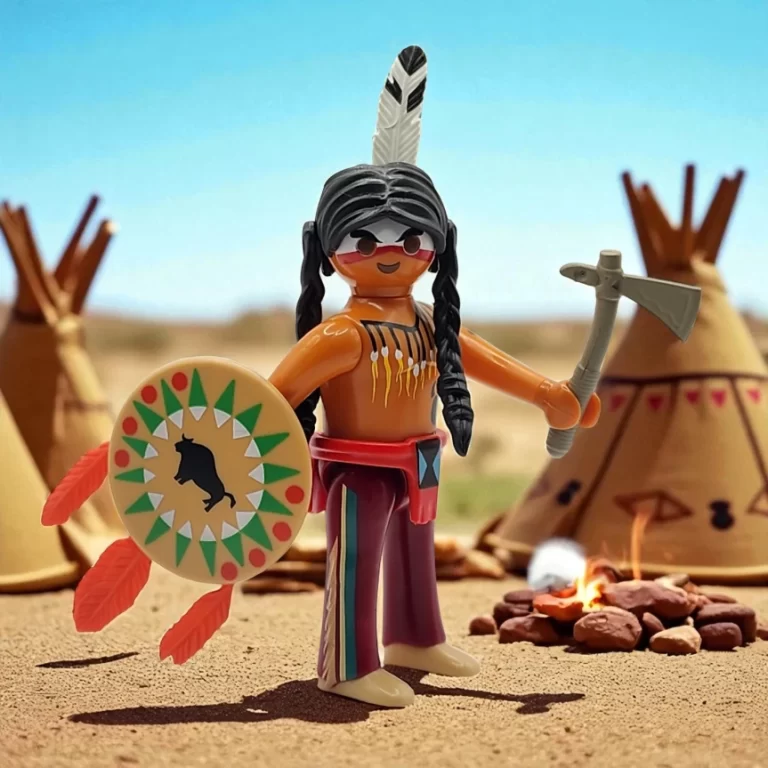 Cheyenne con Tomahawk - Series 9 5598 Destacada