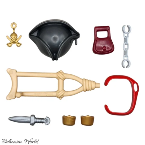 Capitán Pirata con Muleta - Playmobil Figures - Series 15 70025 Accesorios