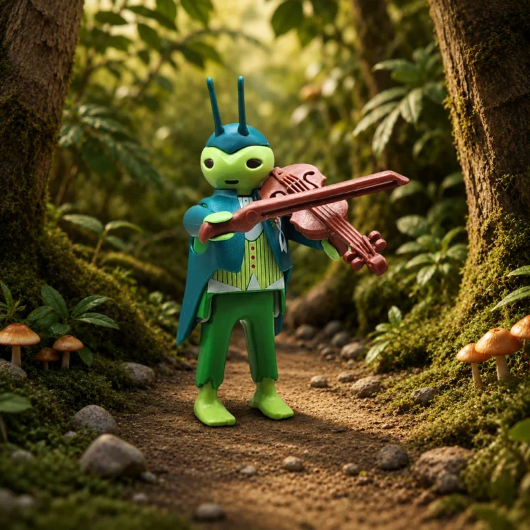 Grillo Violinista - Playmobil Figures - Series 15 70025 Destacada