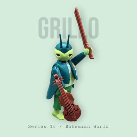 Grillo Violinista - Playmobil Figures - Series 15 70025 Portada 2