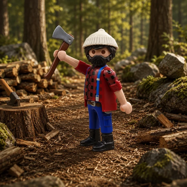 Leñador - Playmobil Figures - Series 15 70025 Destacada