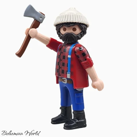 Leñador - Playmobil Figures - Series 15 70025 Portada