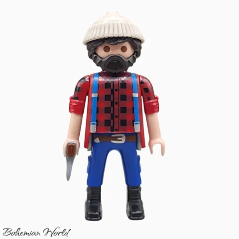 Leñador - Playmobil Figures - Series 15 70025 Frente