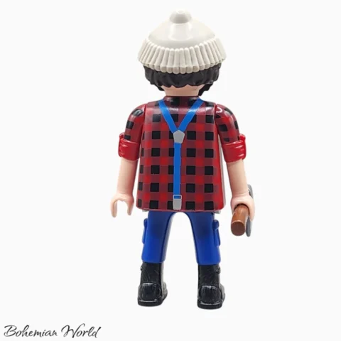 Leñador - Playmobil Figures - Series 15 70025 Atrás