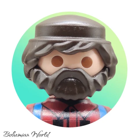 Leñador - Playmobil Figures - Series 15 70025 Perfil