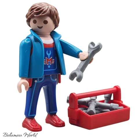 Mecánico - Playmobil Figures - Series 15 70025 Portada