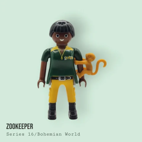 Cuidadora de Zoologico con Mono - Playmobil Figures - Series 16 70160 Archivo