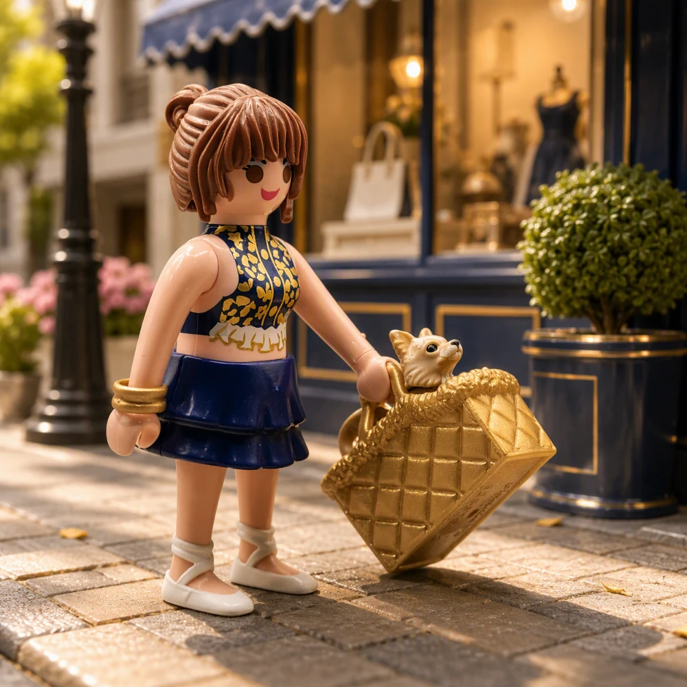 Fashionista con Perrito - Series 23 Niñas Playmobil Figures - 70639 Destacada