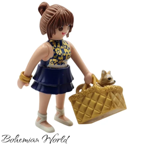 Fashionista con Perrito - Series 23 Niñas Playmobil Figures - 70639 Portada