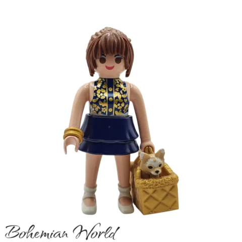 Fashionista con Perrito - Series 23 Niñas Playmobil Figures - 70639 Frente