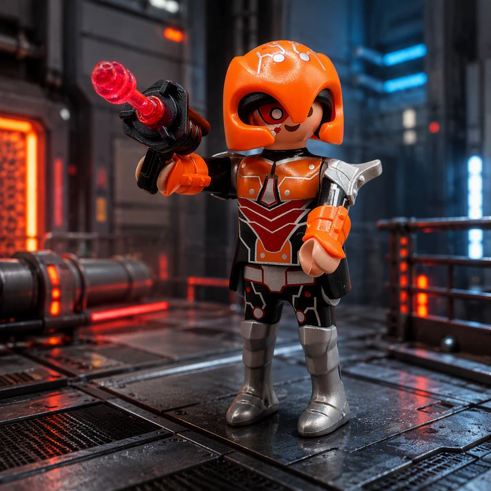 Cyborg Futurista - Playmobil Figures - Series 16 70160 Destacada