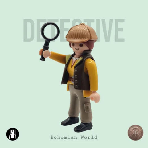 Detective Clásica - Playmobil Figures - Series 16 70160 Portada 2