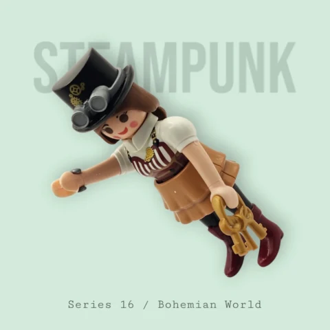 Chica Steampunk - Playmobil Figures - Series 16 70160 Portada 2
