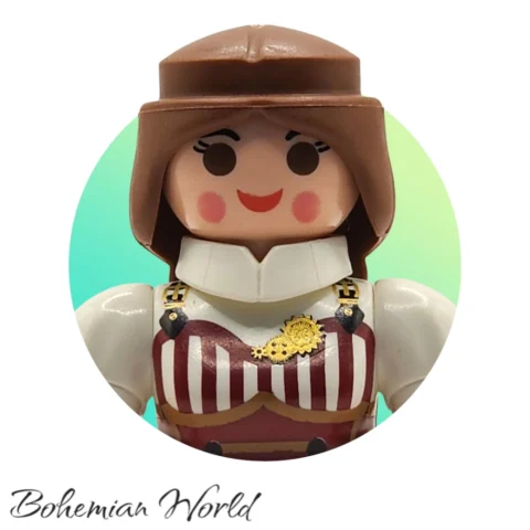 Chica Steampunk - Playmobil Figures - Series 16 70160 Perfil