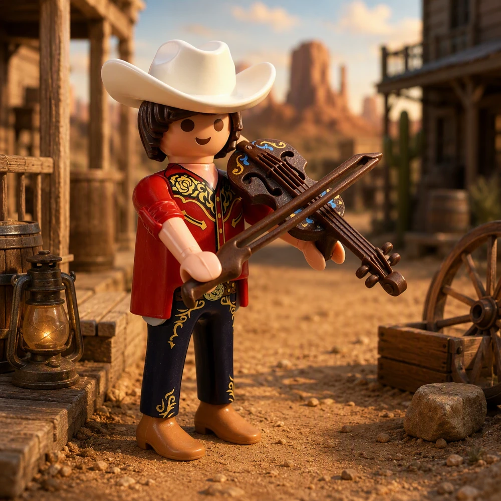 Fiddler del Oeste - Playmobil Figures - Series 22 70734 Destacada