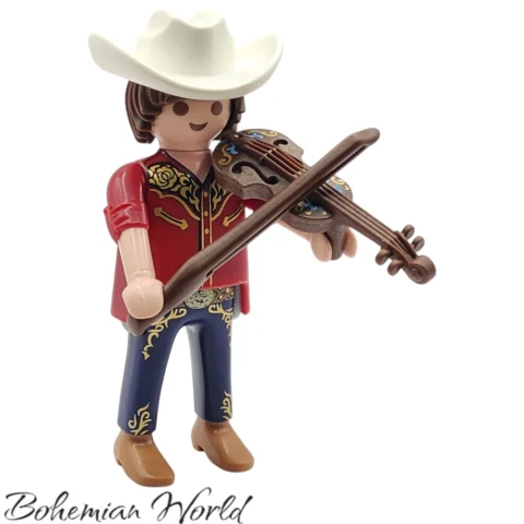 serie22-70734-Fiddler del Oeste-505-1Cover Fiddler del Oeste - Playmobil Figures - Series 22 70734 Portada
