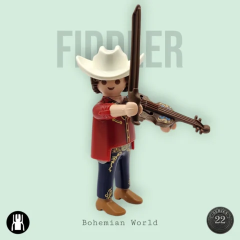 serie22-70734-Fiddler del Oeste -505-6Cover2 Fiddler del Oeste - Playmobil Figures - Series 22 70734 Portada 2