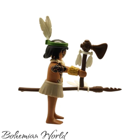 serie22-70734-Guerrero Maorí-506-3Right Guerrero Maorí - Playmobil Figures - Series 22 70734 Derecha