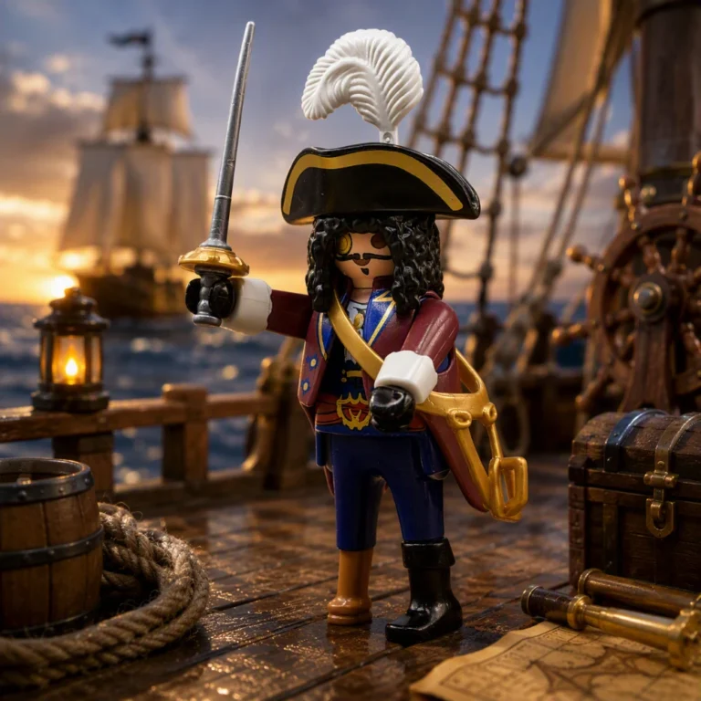 Capitán Pirata Aristocrático - Playmobil Figures - Series 22 70734 Destacada