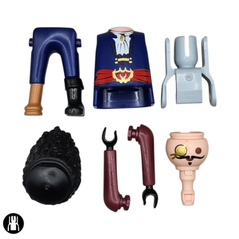 serie22-70734-Pirata-508-10Body Capitán Pirata Aristocrático - Playmobil Figures - Series 22 70734 Cuerpo
