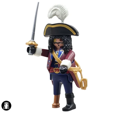 serie22-70734-Pirata-508-1Cover Capitán Pirata Aristocrático - Playmobil Figures - Series 22 70734 Portada