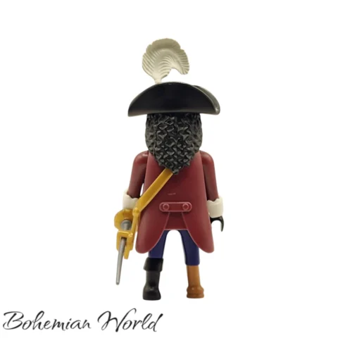 serie22-70734-Pirata-508-4Back Capitán Pirata Aristocrático - Playmobil Figures - Series 22 70734 Atrás