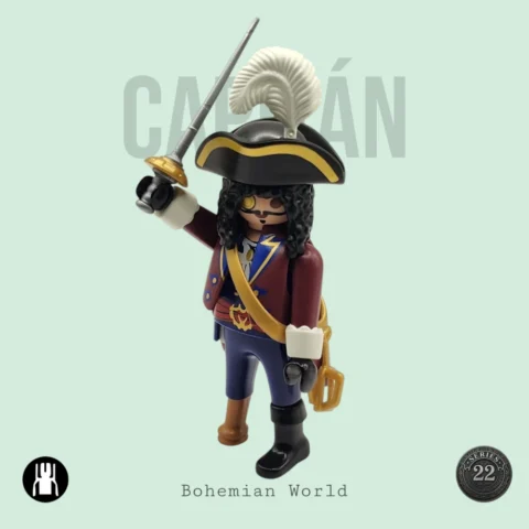 serie22-70734-Pirata-508-6Cover2 Capitán Pirata Aristocrático - Playmobil Figures - Series 22 70734 Portada 2