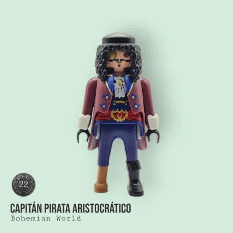 serie22-70734-Pirata-508-8file Capitán Pirata Aristocrático - Playmobil Figures - Series 22 70734 Archivo
