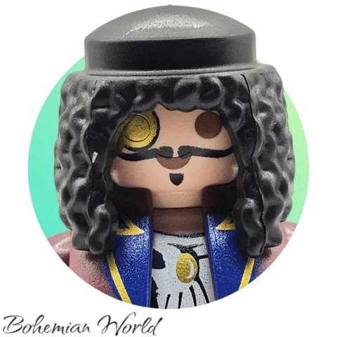 serie22-70734-Pirata-508-9profile Capitán Pirata Aristocrático - Playmobil Figures - Series 22 70734 Perfil