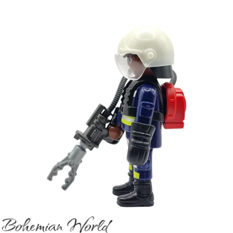 serie22-70734-Rescatista-507-5Left Bombero de Rescate Vehicular - Playmobil Figures - Series 22 70734 Izquierda