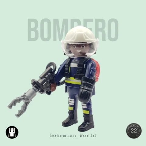 serie22-70734-Rescatista-507-6Cover2 Bombero de Rescate Vehicular - Playmobil Figures - Series 22 70734 Portada 2