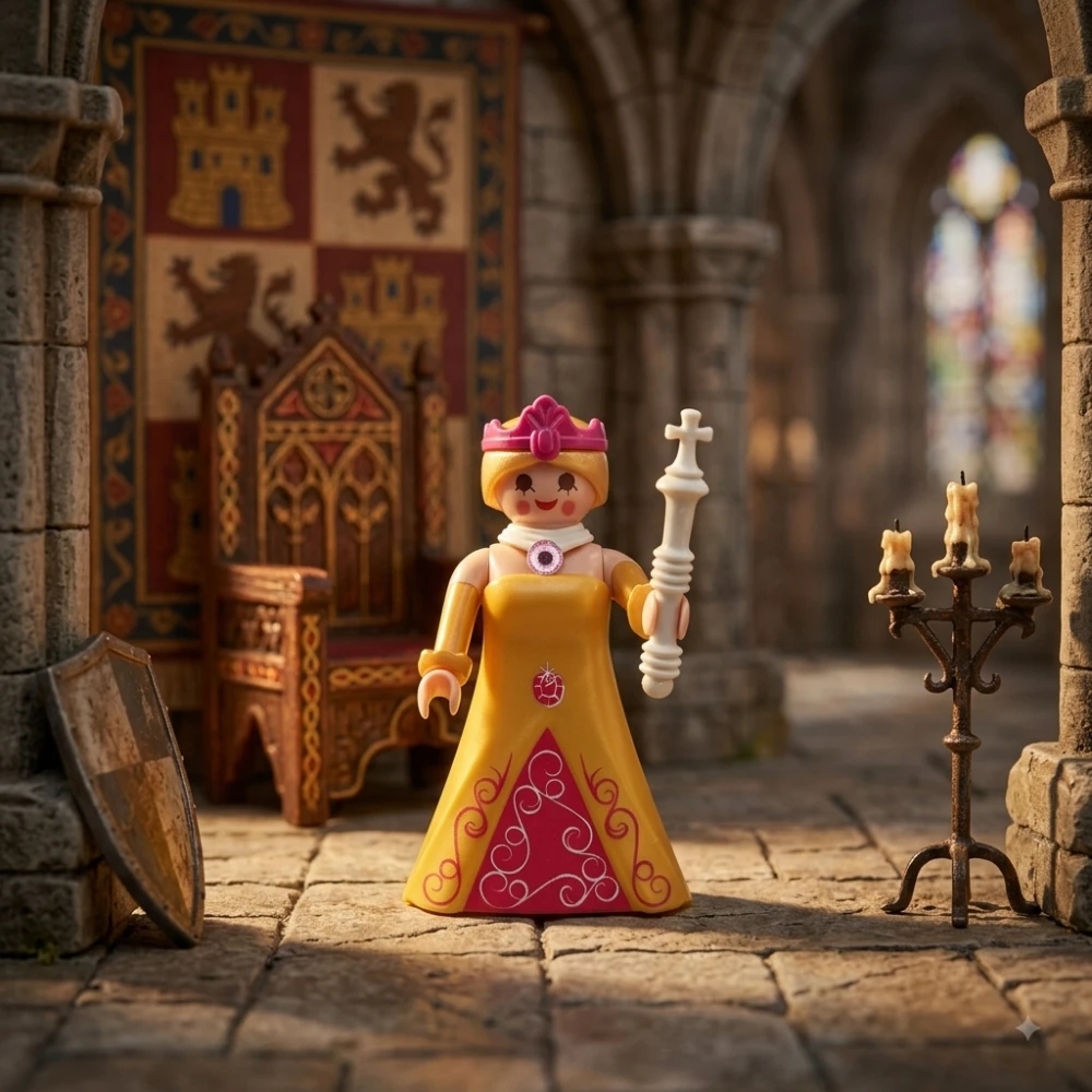 Reina Medieval Dorada - Series 23 Niñas Playmobil Figures - 70639 Destacada