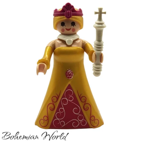 serie23-70639-Reina-551-1Cover Reina Medieval Dorada - Series 23 Niñas Playmobil Figures - 70639 Portada
