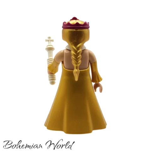 serie23-70639-Reina-551-4Back Reina Medieval Dorada - Series 23 Niñas Playmobil Figures - 70639 Atrás