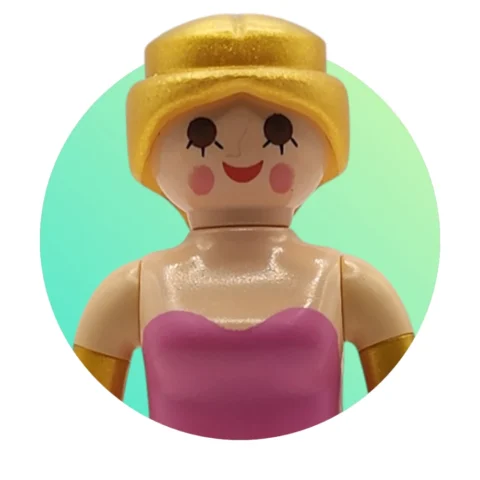 serie23-70639-Reina-551-9profile Reina Medieval Dorada - Series 23 Niñas Playmobil Figures - 70639 Perfil
