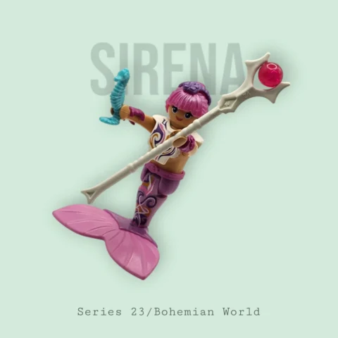Guerrera Sirena - Series 23 Niñas Playmobil Figures - 70639 Portada 2