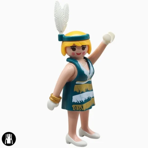 serie14-9444-Cabaret-327-1Cover Bailarina de Charleston de los años 20 - Playmobil Figures - Series 14 9444 Portada