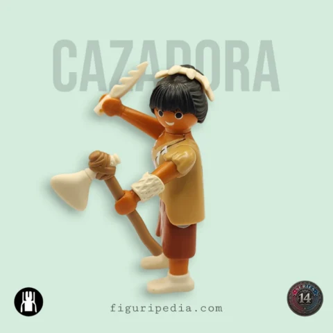 Cazadora Prehistórica - Playmobil Figures - Series 14 9444 Portada 2