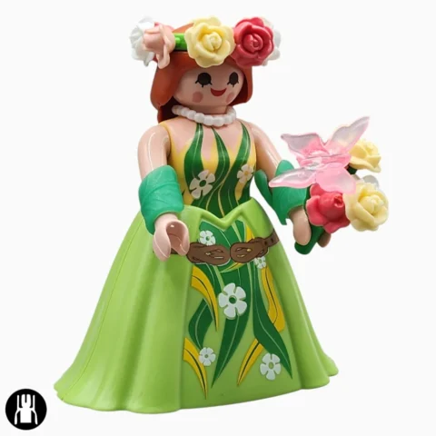 serie14-9444-Vestido-325-1Cover Novia Floral de Primavera - Playmobil Figures - Series 14 9444 Portada