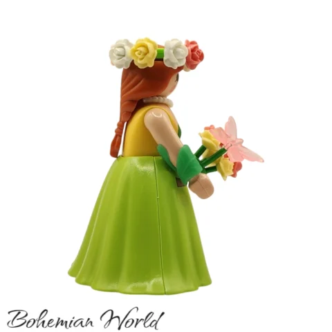 serie14-9444-Vestido-325-3Right Novia Floral de Primavera - Playmobil Figures - Series 14 9444 Derecha