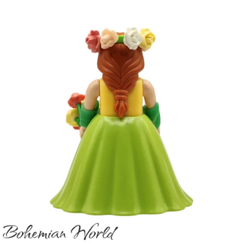 serie14-9444-Vestido-325-4Back Novia Floral de Primavera - Playmobil Figures - Series 14 9444 Atrás