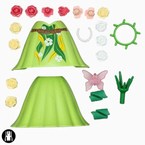 serie14-9444-Vestido-325-7Accessories Novia Floral de Primavera - Playmobil Figures - Series 14 9444 Accesorios