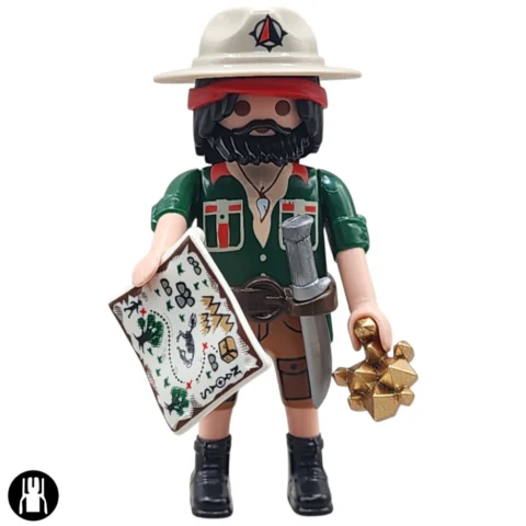 serie30-72139-Aventurero Buscador de Tesoros -747-1Cover Aventurero Buscador de Tesoros - Playmobil Figures - Series 30 72139 Portada