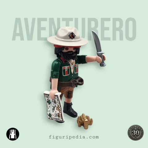 serie30-72139-Aventurero Buscador de Tesoros -747-6Cover2 Aventurero Buscador de Tesoros - Playmobil Figures - Series 30 72139 Portada 2