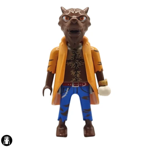 serie30-72139-Hombre Lobo -746-2Front Hombre Lobo - Playmobil Figures - Series 30 72139 Frente