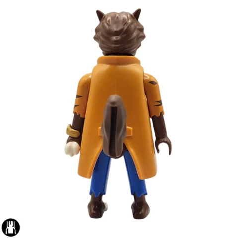 serie30-72139-Hombre Lobo -746-4Back Hombre Lobo - Playmobil Figures - Series 30 72139 Atrás